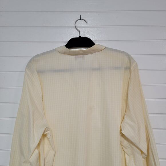 Talbots Plus Size 2X Top Preppy Gingham Plaid Professional Poplin Button Up - Picture 5 of 9